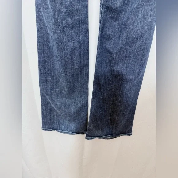 Hudson Bootcut Low Rise Jeans With Double Button Closure And Flap Back Pockets - Picture 8 of 15